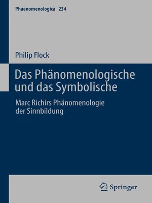 cover image of Das Phänomenologische und das Symbolische